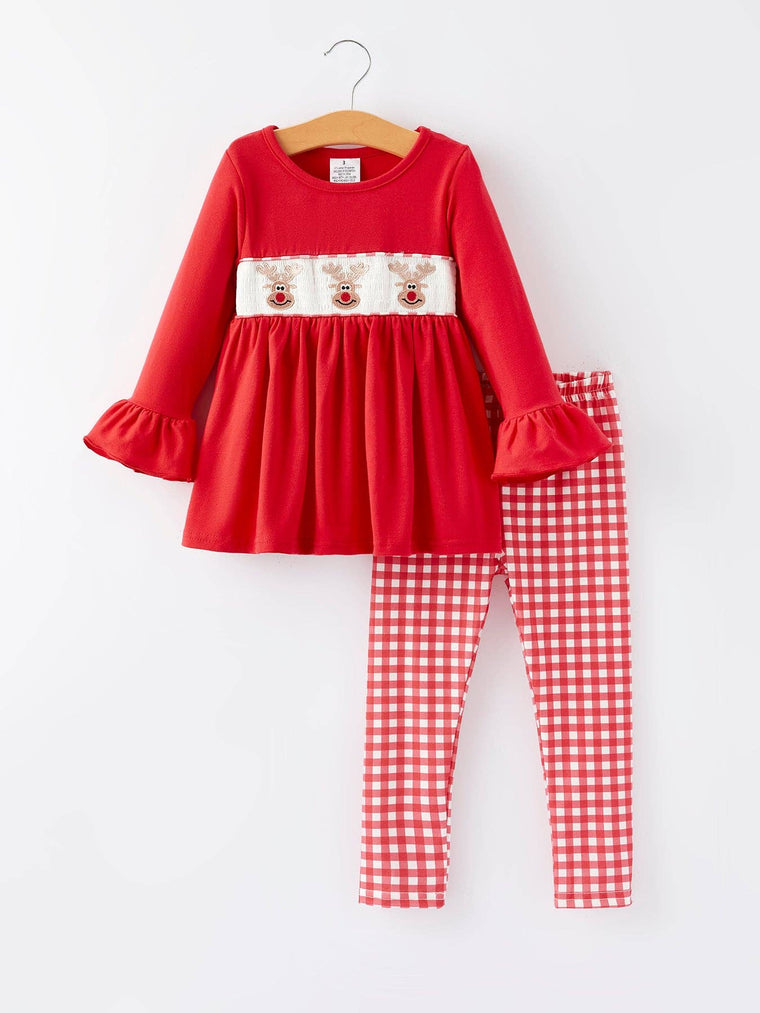 Christmas Plaid Outfit Set: 8/9