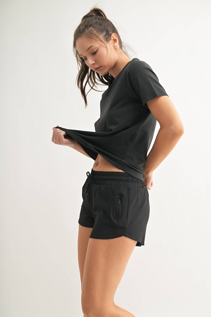 Mono B - Classic Boxy Fit Tee: RED PEAR / S:M:L (2:2:2)