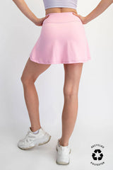 Rae Mode - RECYCLED BUTTER SKORT: Red/White / S-M-L(2-2-2)
