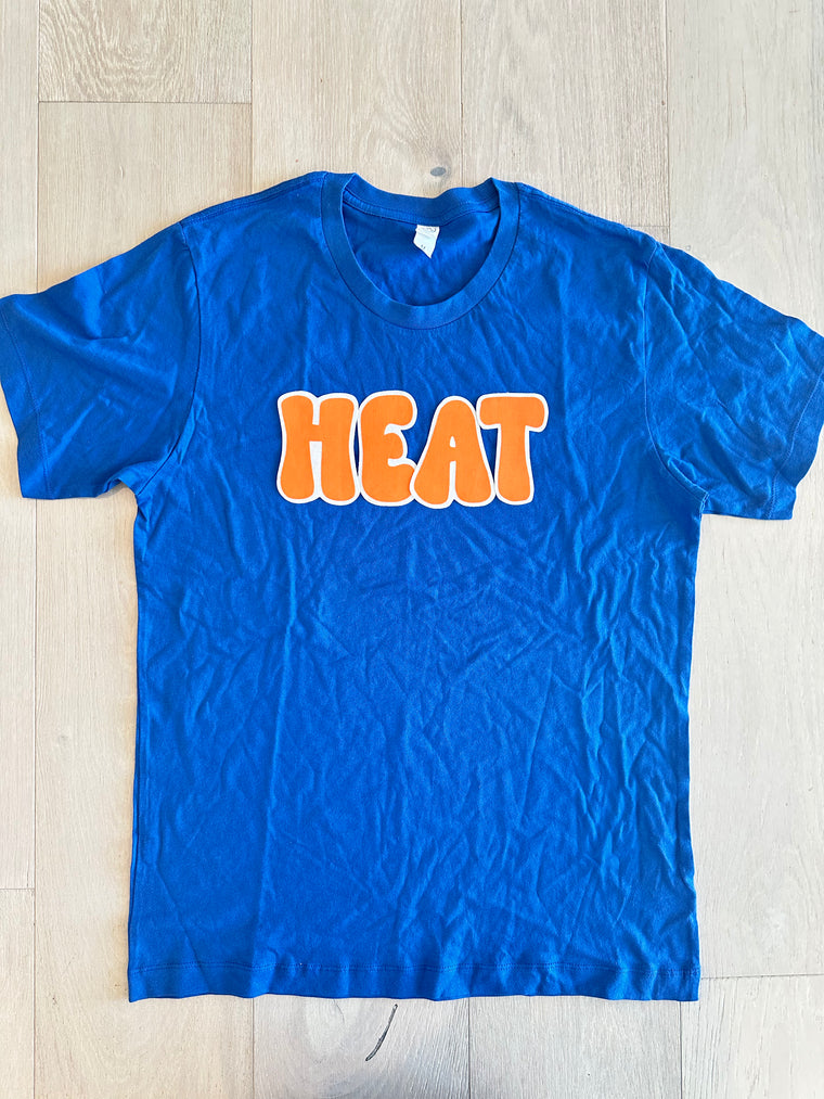 HEAT - BLUE TEE (youth + adult)