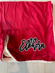 ELKHORN - RED SHERPA BLANKET