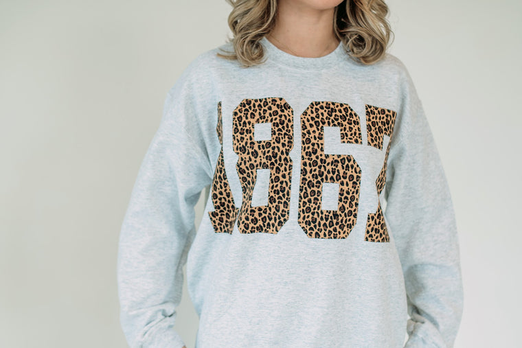 CHEETAH 1867 - ASH CREWNECK