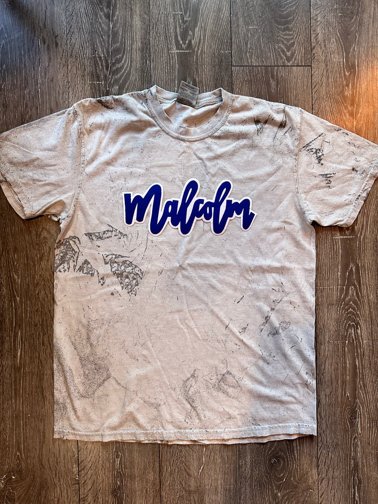 MALCOLM - GREY DYED COMFORT COLORS TEE