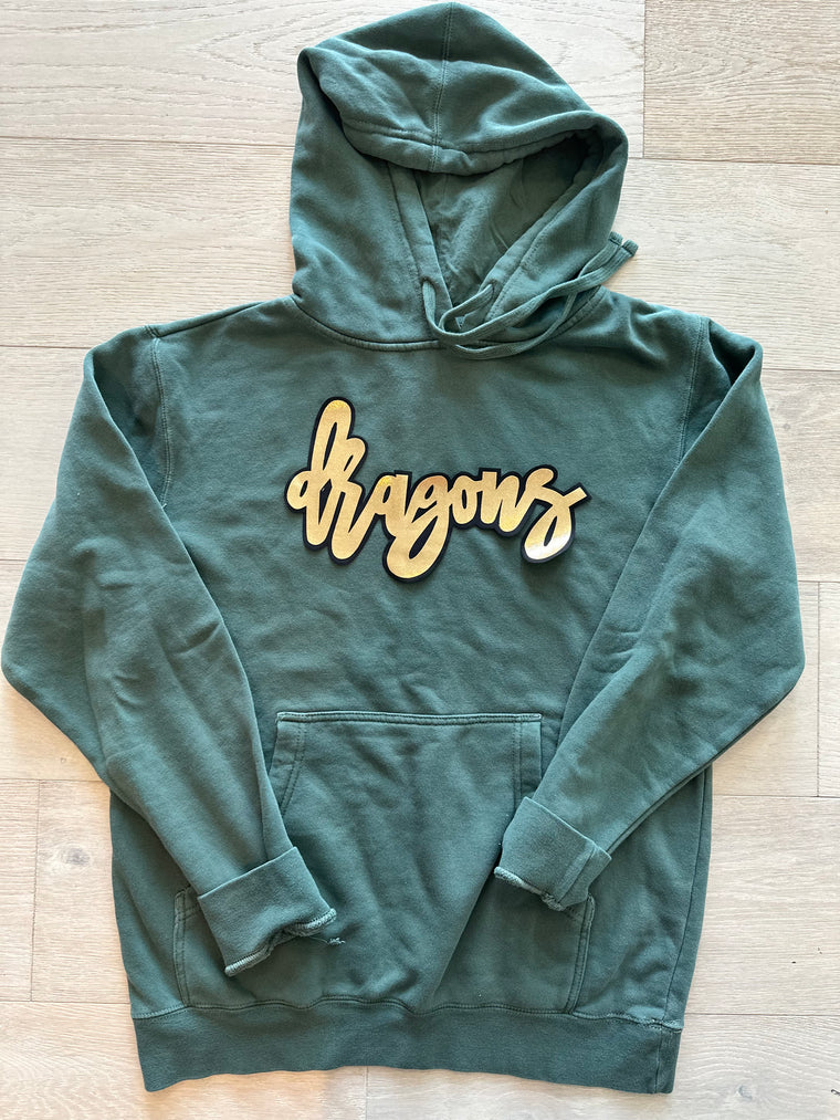 DRAGONS - INDEPENDENT GREEN HOODIE