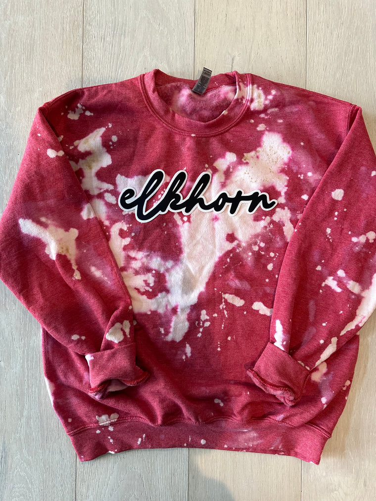 DAINTY ELKHORN - RED DYED CREW