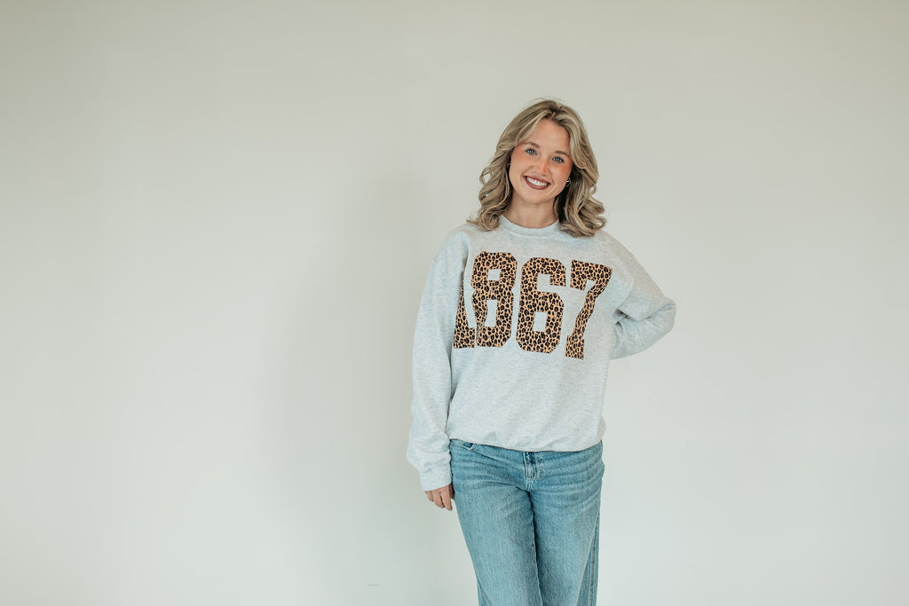 CHEETAH 1867 - ASH CREWNECK