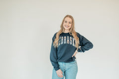 NAVY PATCHWORK NEBRASKA - NAVY CREW