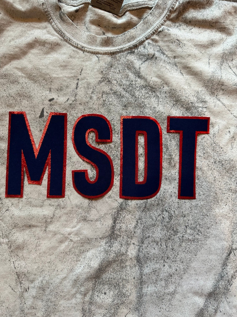 MSDT - GREY DYED COMFORT COLORS TEE