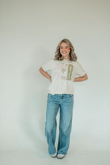 PASTEL PATCHWORK NEB - IVORY TEE