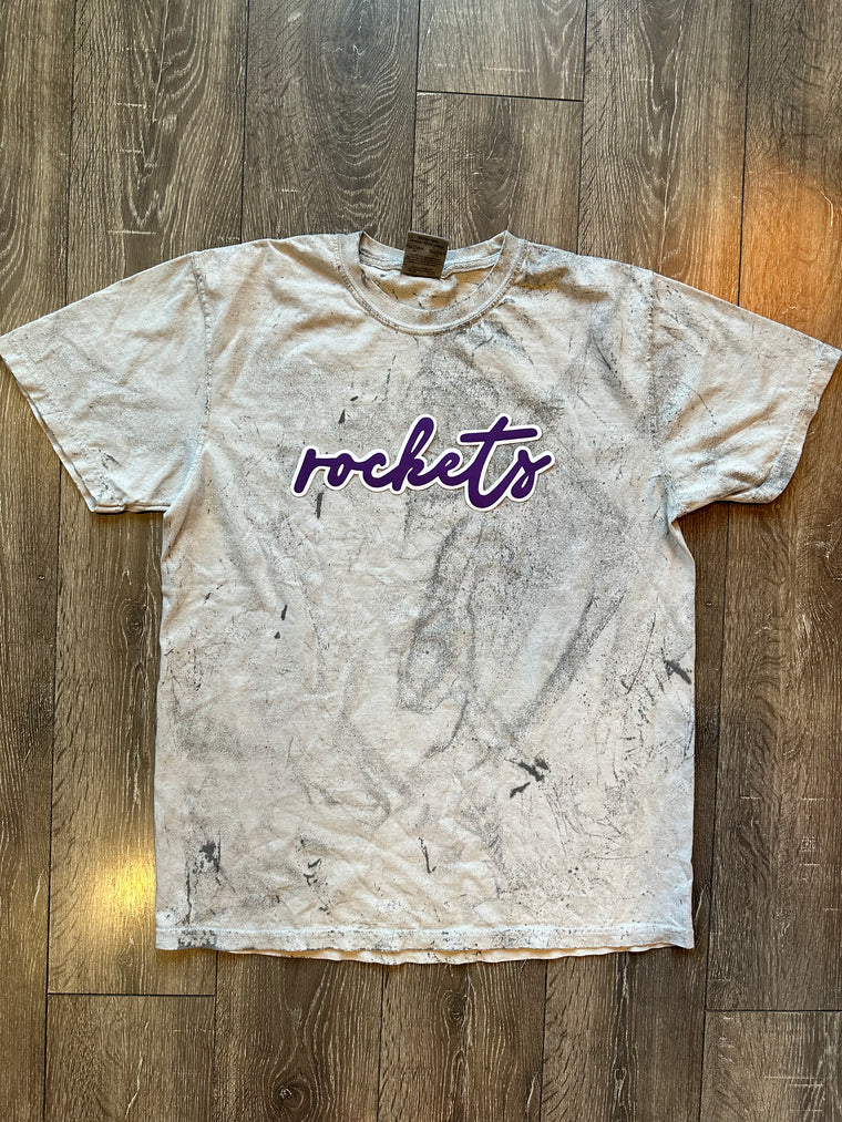 ROCKETS - GREY DYED COMFORT COLORS TEE