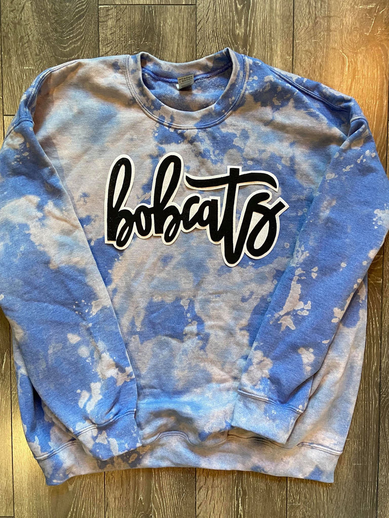 BOBCATS - BLUE DYED CREW