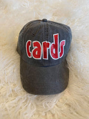 CARDS - GREY TWILL HAT