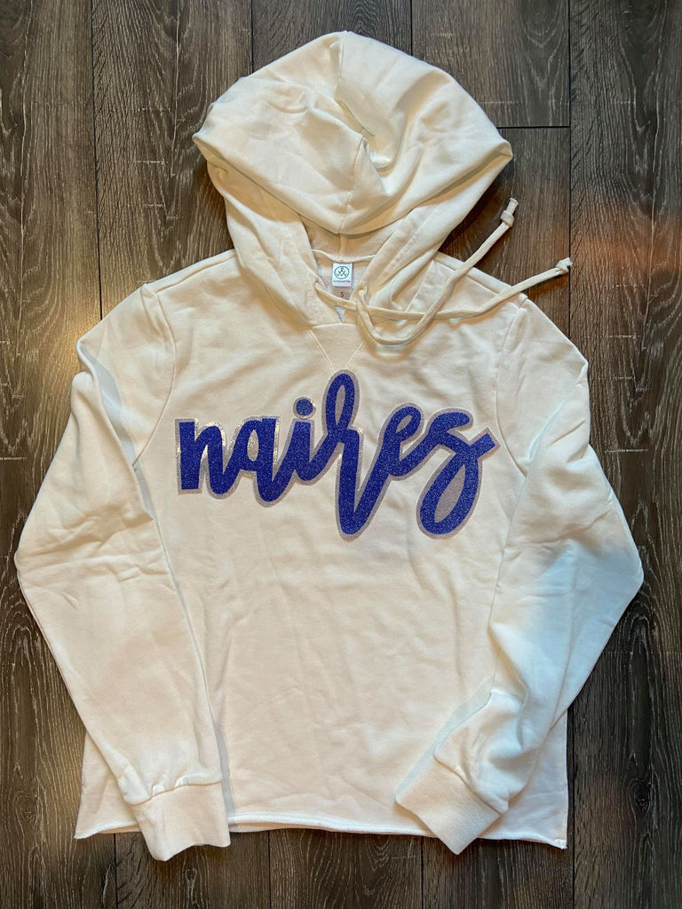 NAIRES - WHITE LIGHTWEIGHT HOODIE
