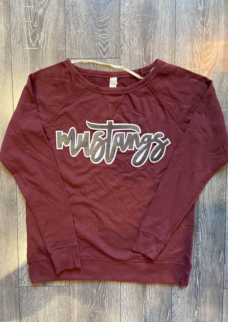 MUSTANGS - MAROON CHAMP CREW