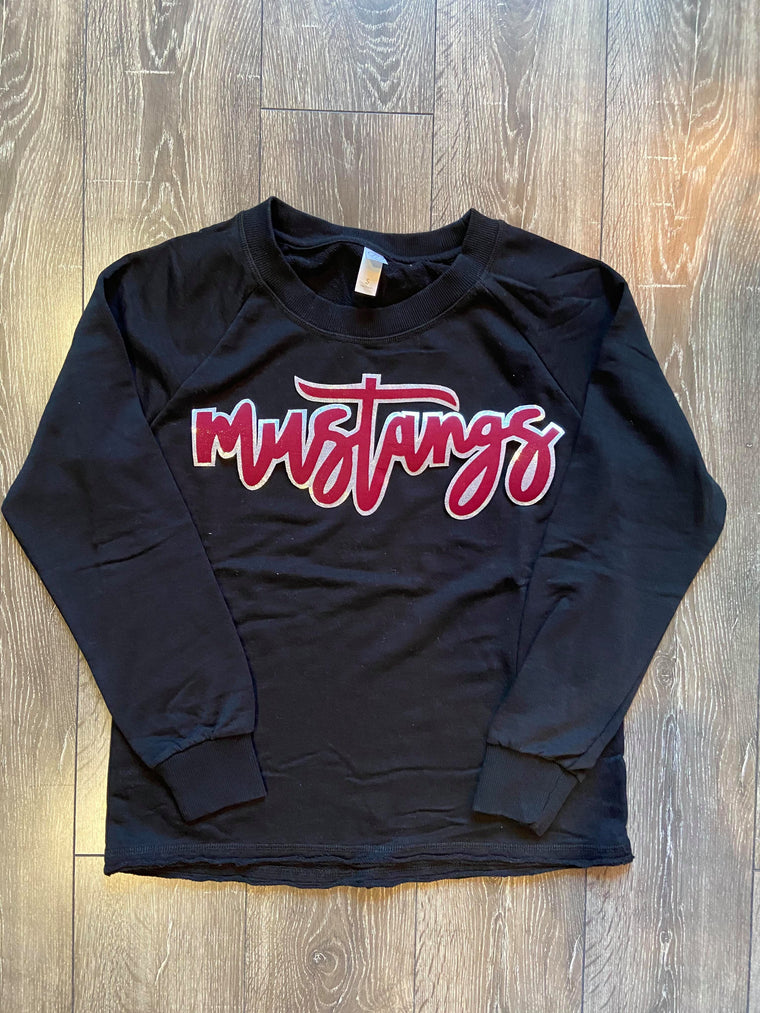 MAROON MUSTANGS - LIGHTWEIGHT CREW