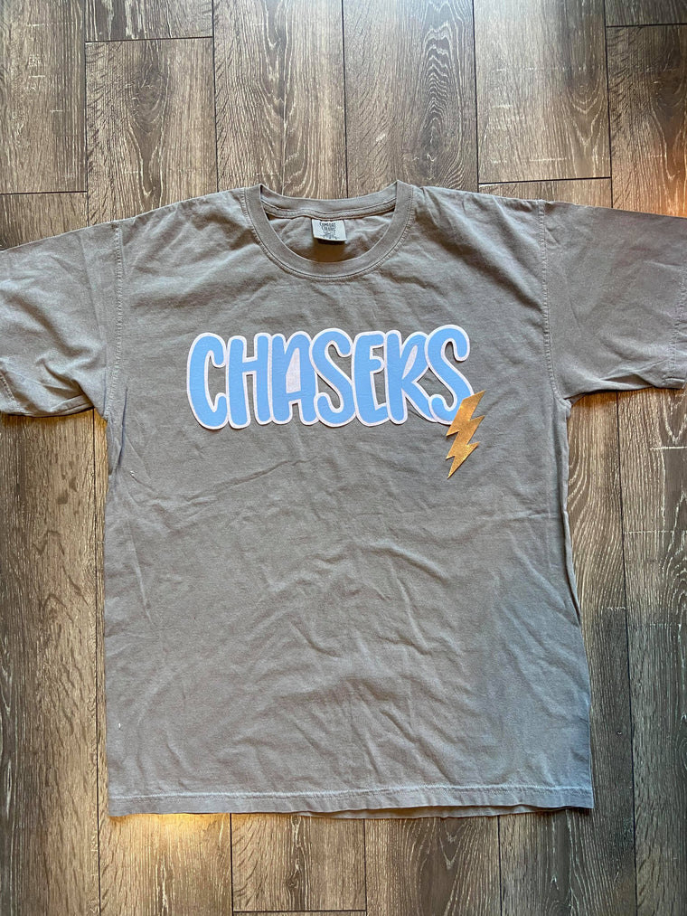 CHASERS + LIGHTNING BOLT - COMFORT COLORS TEE