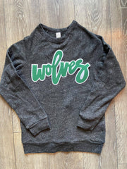 WOLVES - YOUTH FLEECE CREW