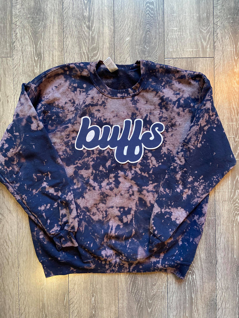 RETRO BUFFS - NAVY DYED CREW