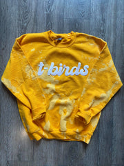 T-BIRDS - GOLD DYED CREW