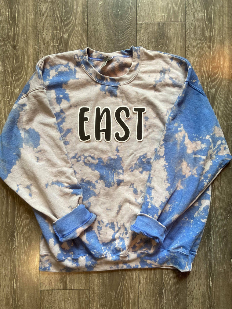 EAST - BLUE DYED CREW