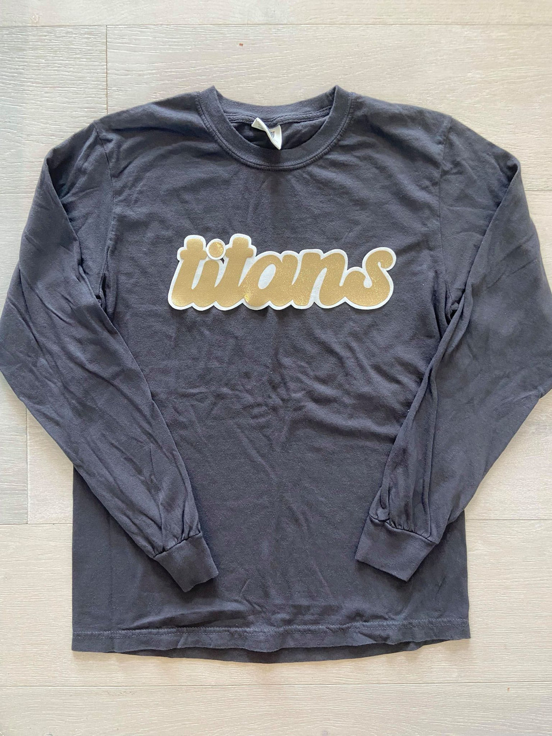 TITANS - DARK GREY COMFORT COLORS LONG SLEEVE (YOUTH + ADULT)