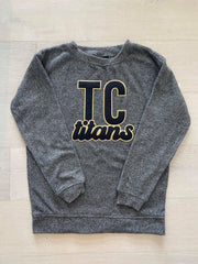 TC TITANS - GREY COZY CREW