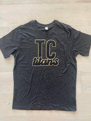 TC TITANS - BLACK UNISEX TEE (YOUTH + ADULT)