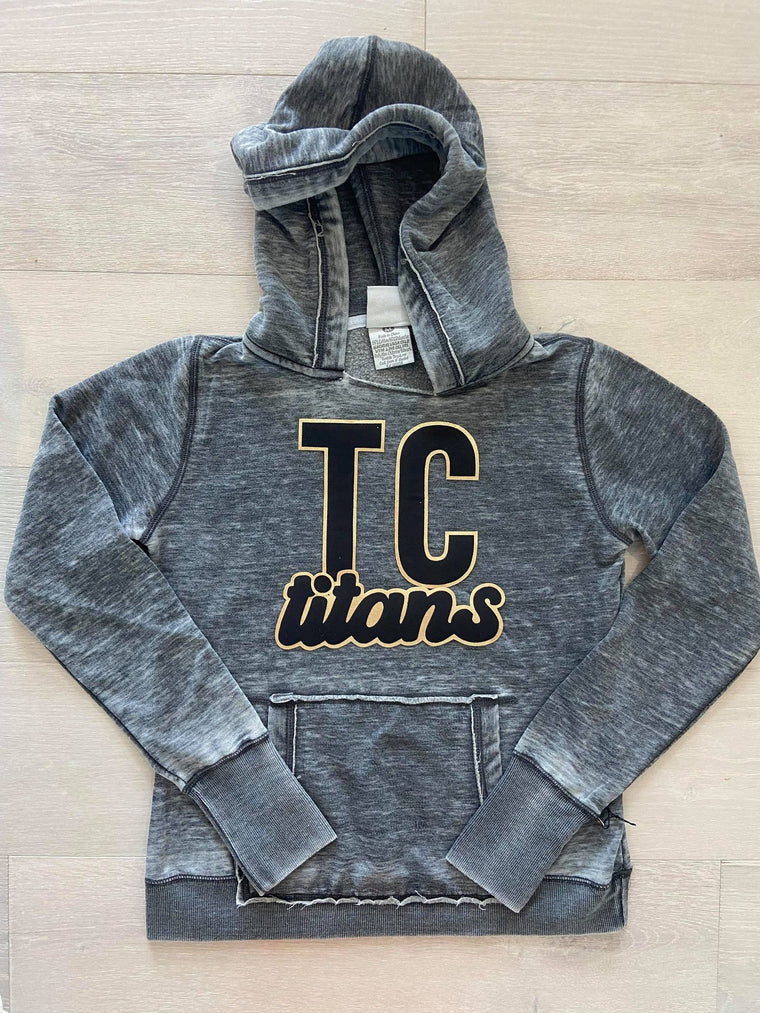 TC TITANS - ACID WASH HOODIE