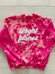 BRIGHT FUTURES - PINK DYED CREW