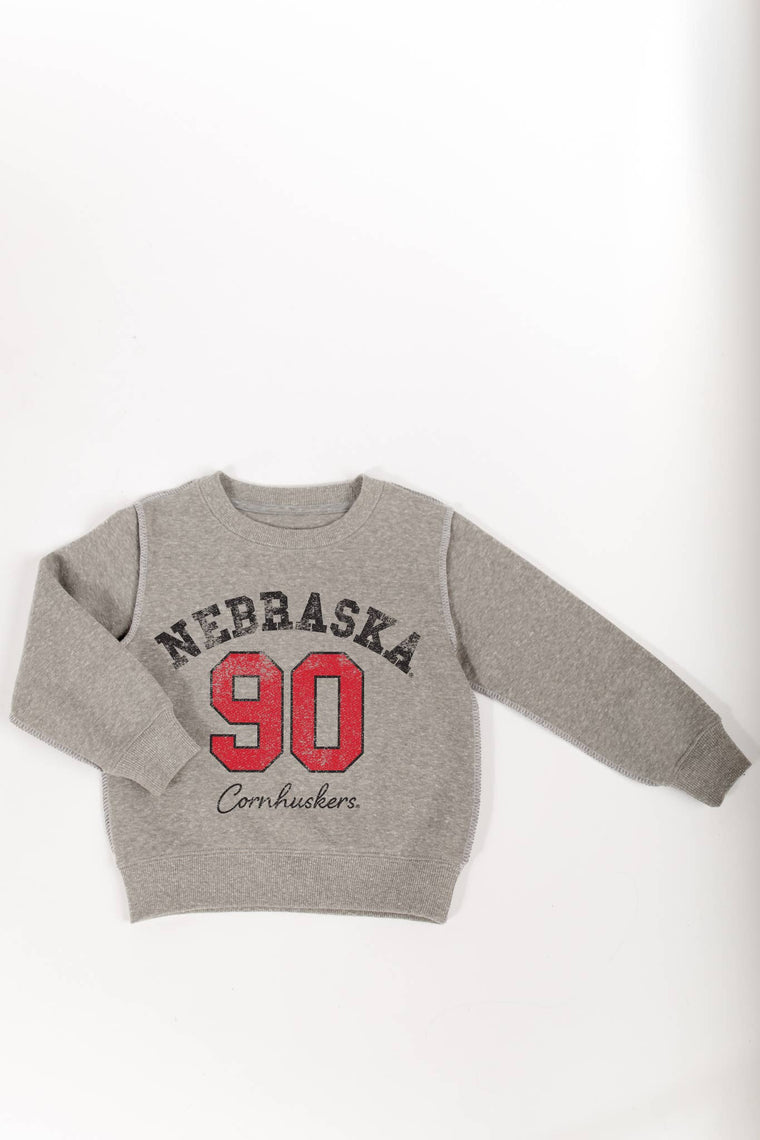 Gameday Social Apparel Co.® - Nebraska Higgins Youth Crewneck