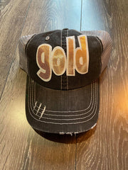 GOLD TRUCKER HAT