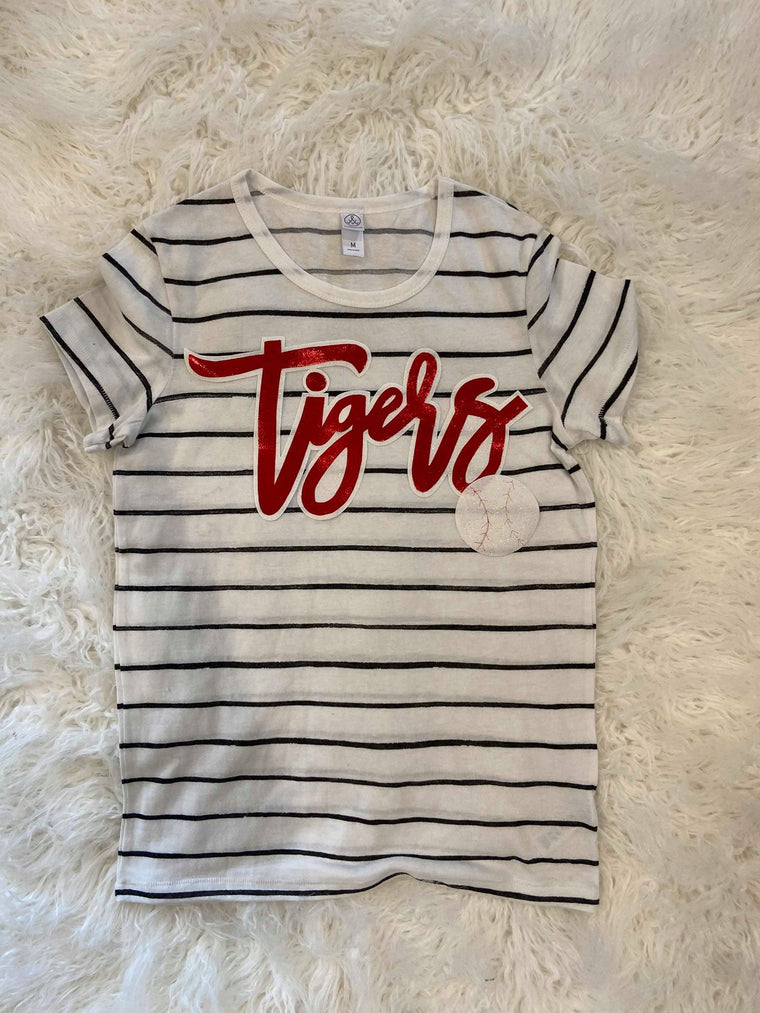 TIGERS STRIPE TEE SHIRT