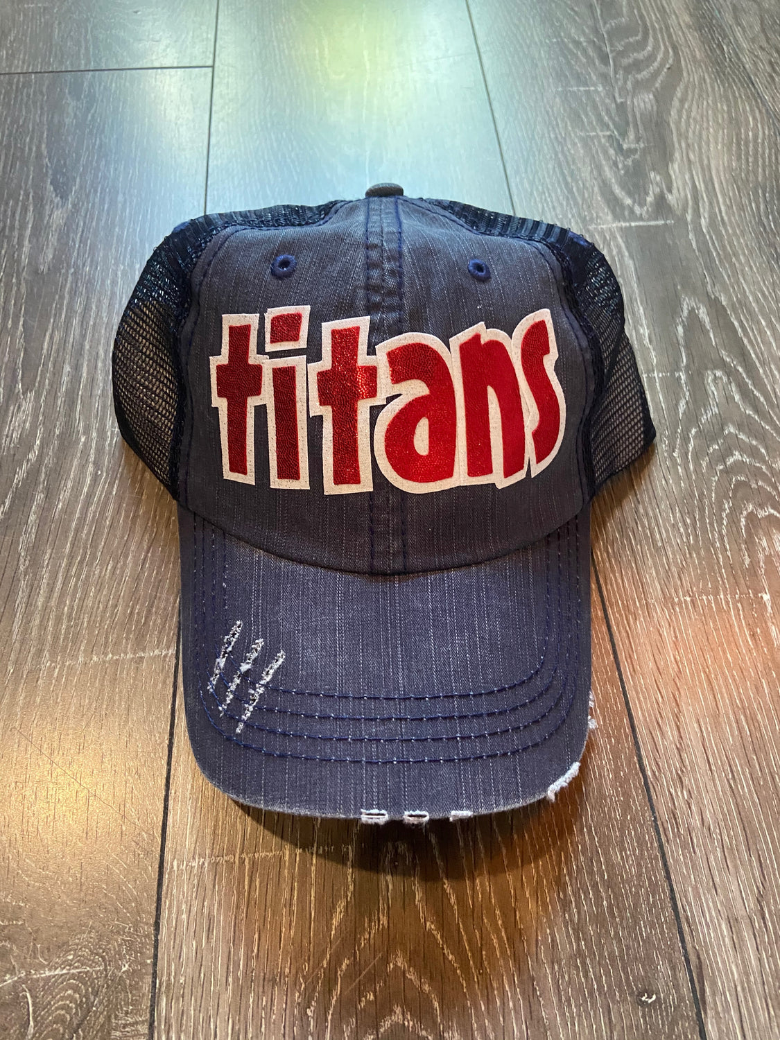 TITANS - NAVY TRUCKER HAT – H.FLYNN
