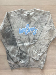 WOLVES - GREY DYED COMFORT COLORS CREW