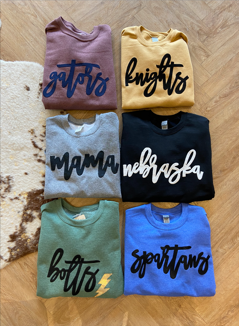 DESIGN YOUR OWN *WHITE* CREW