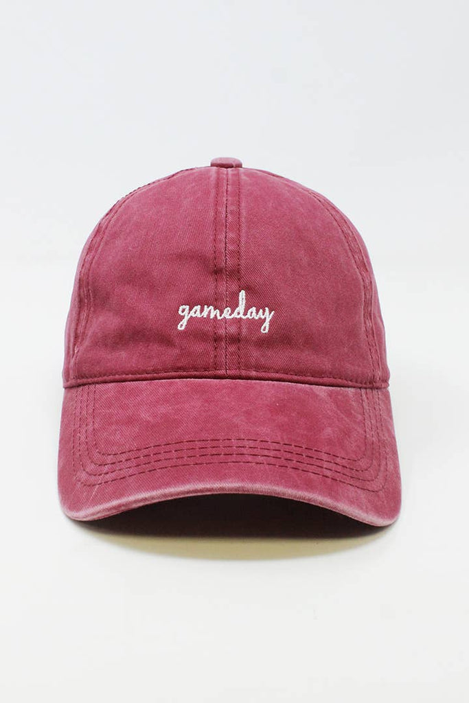 David And Young - Game day Script Embroidered Baseball Cap