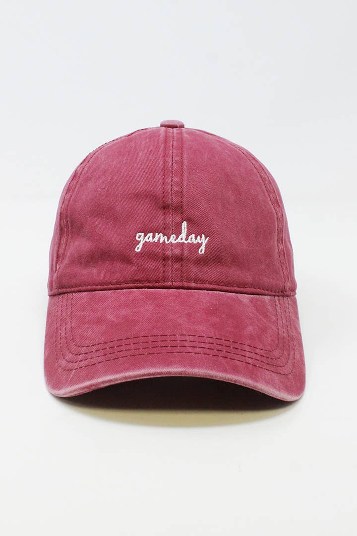 David And Young - Game day Script Embroidered Baseball Cap