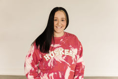 CHENILLE HUSKERS - RED DYED CREW