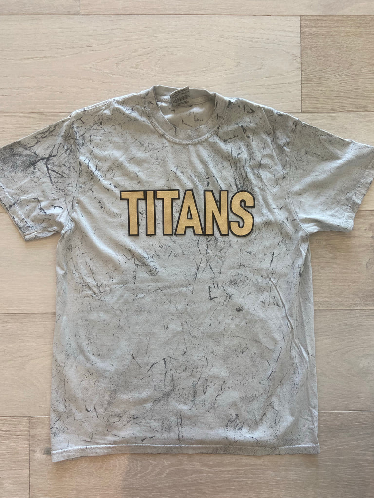 TITANS - GREY DYED COMFORT COLORS TEE