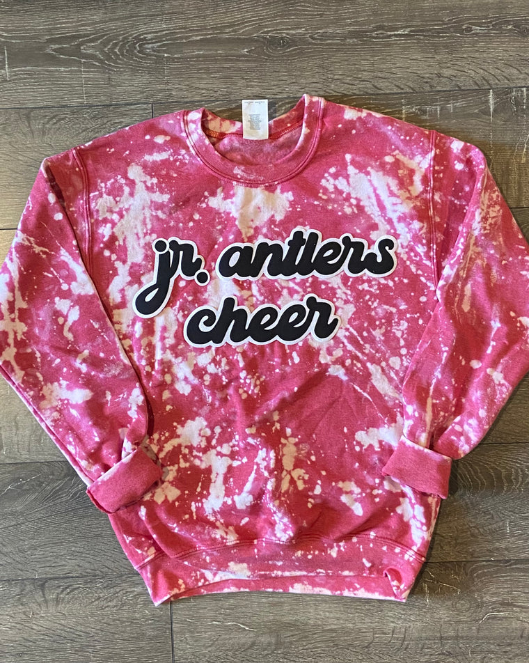 JR. ANTLERS CHEER - RED DYED CREW