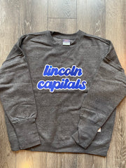 LINCOLN CAPITALS - GREY SUEDED CREW
