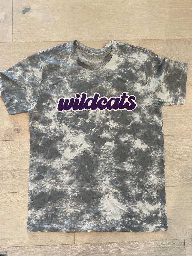 WILDCATS - GREY DYED TEE