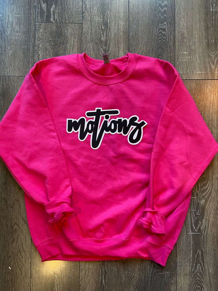 MOTIONS - HOT PINK CREW (YOUTH + ADULT)