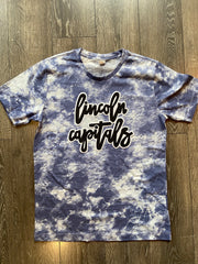 LINCOLN CAPITALS - BLUE DYED TEE