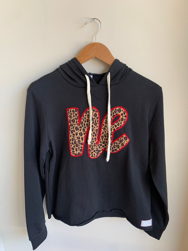 Copy of CHEETAH/ RED NE - BLACK LIGHTWEIGHT HOODIE