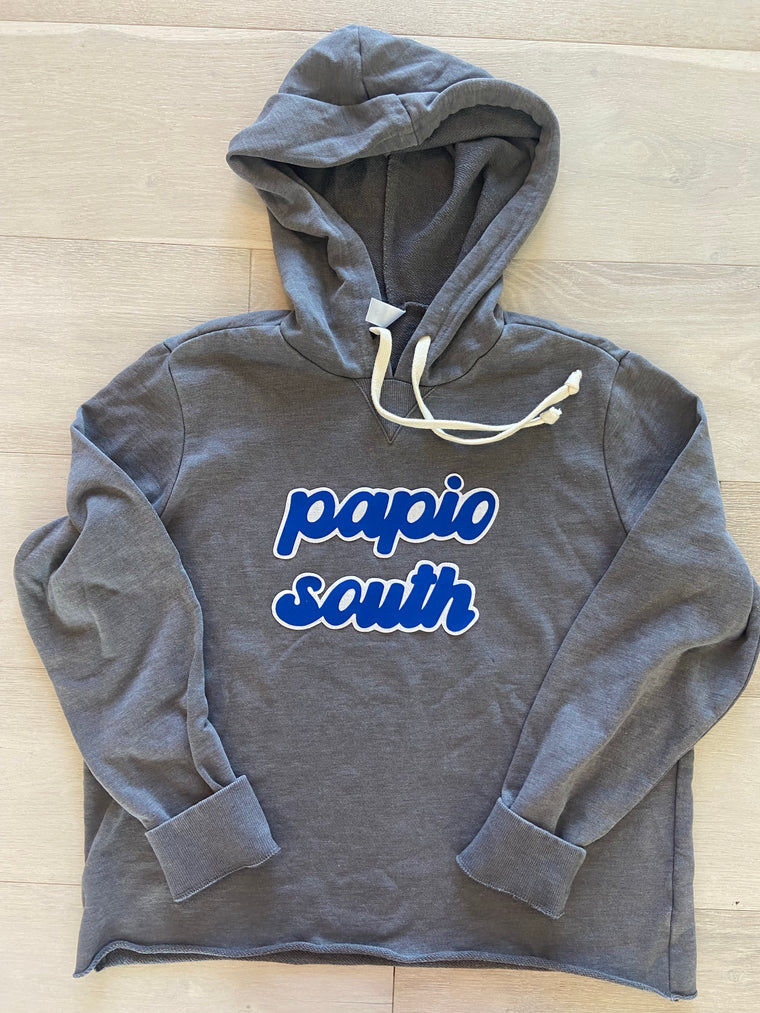 PAPIO SOUTH - GREY LIGHTWEIGHT HOODIE