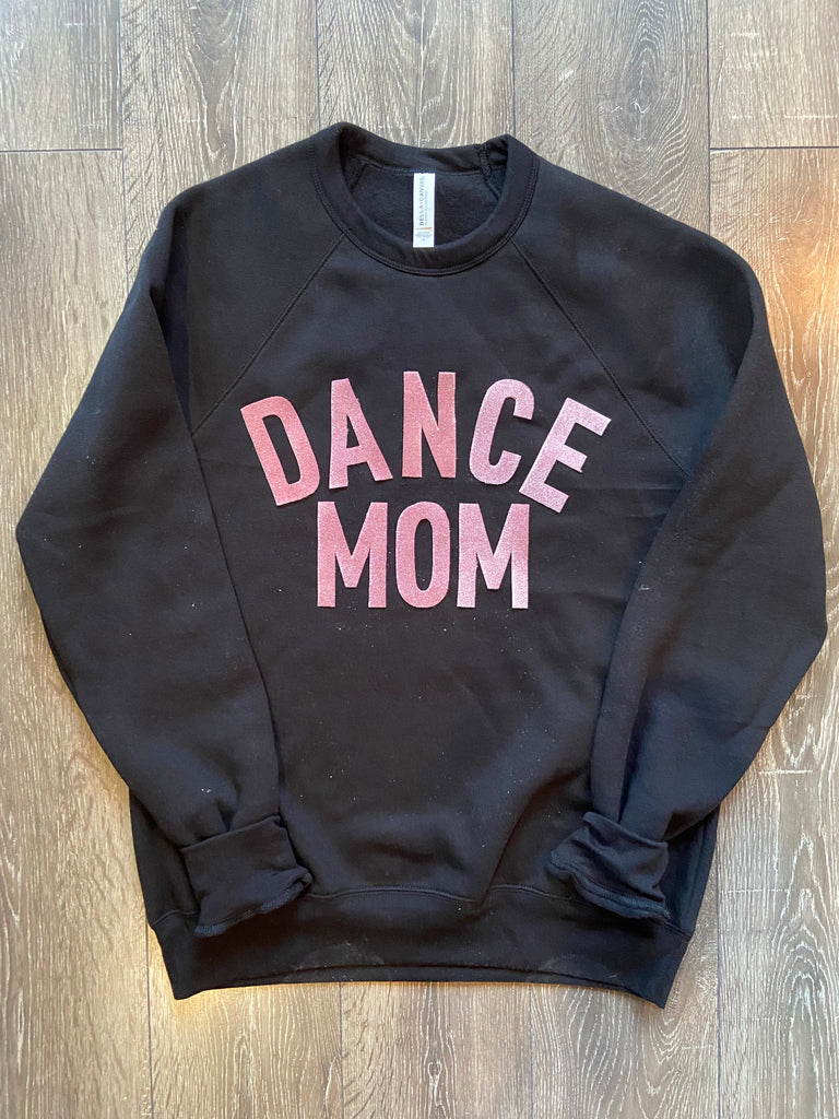DANCE MOM - BLACK SPONGE CREW