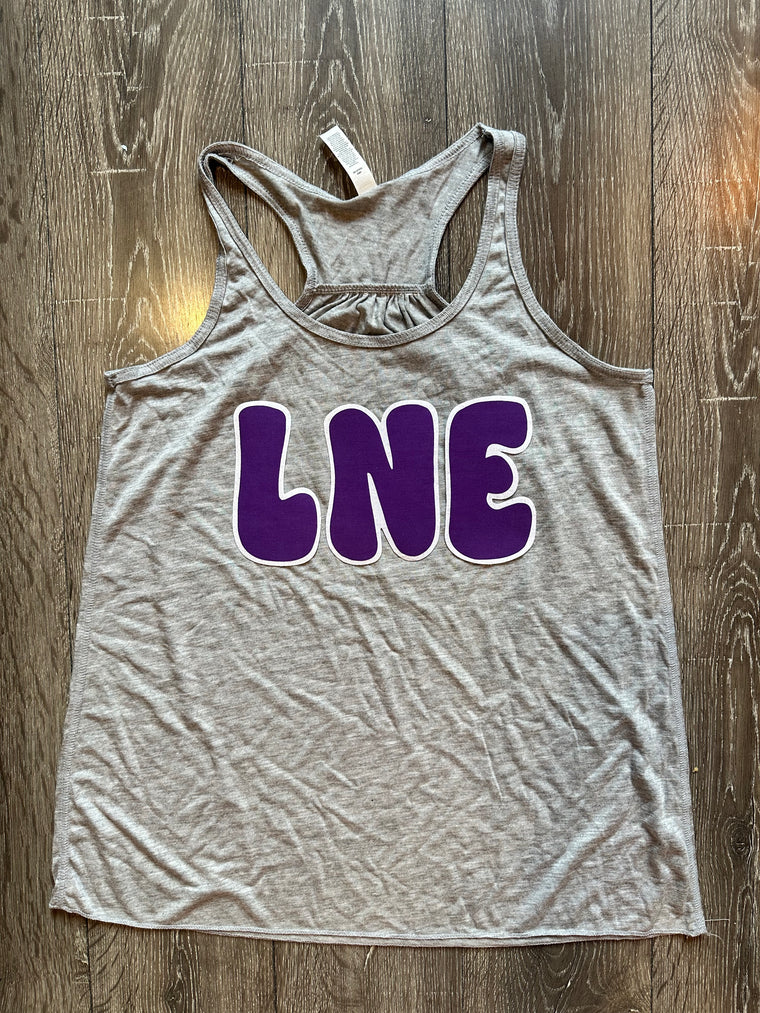 LNE - GREY RACERBACK TANK
