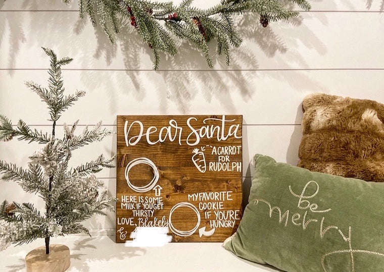 DEAR SANTA - PERSONALIZED BOARD