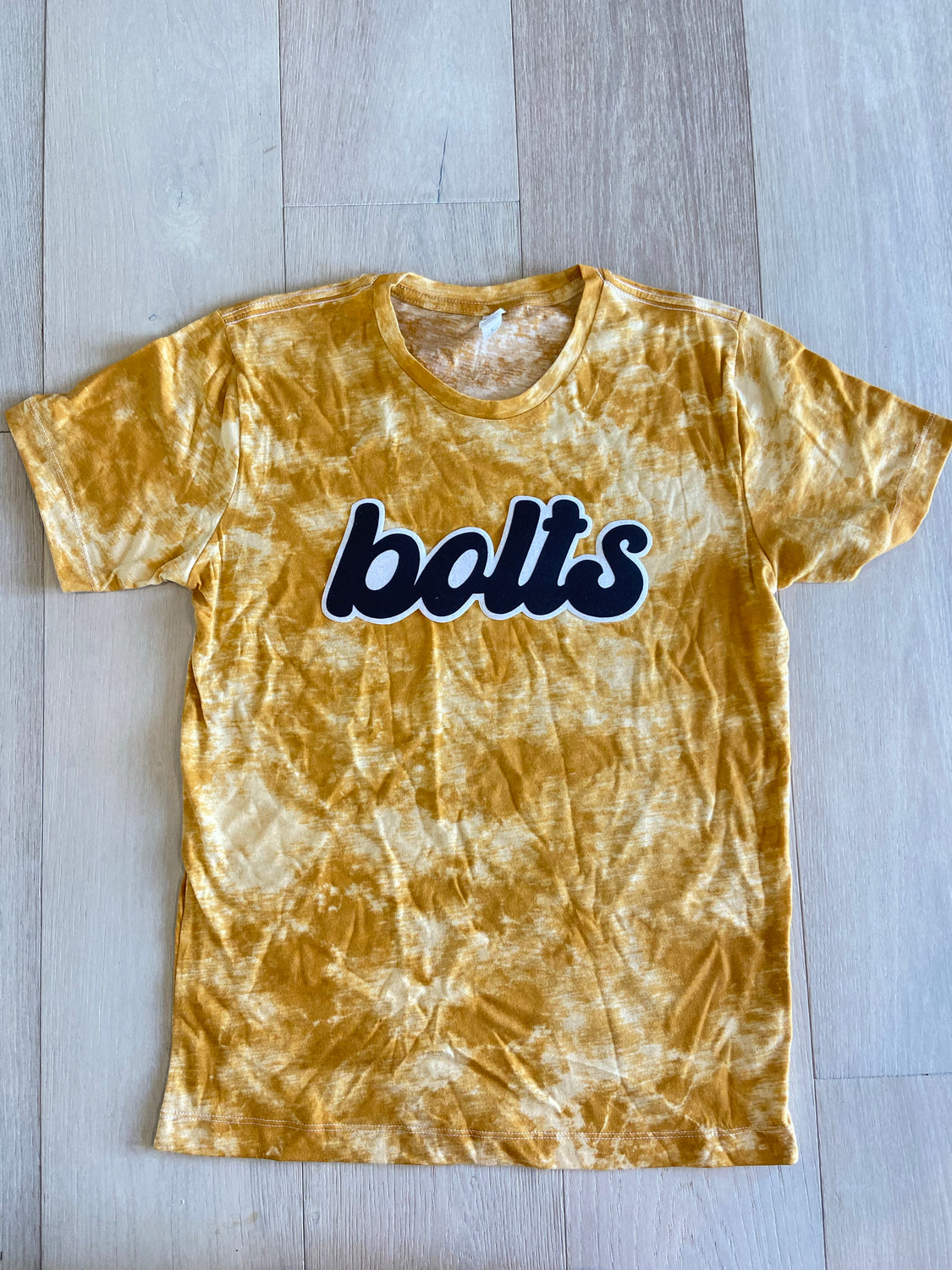 BOLTS - YELLOW DYED TEE